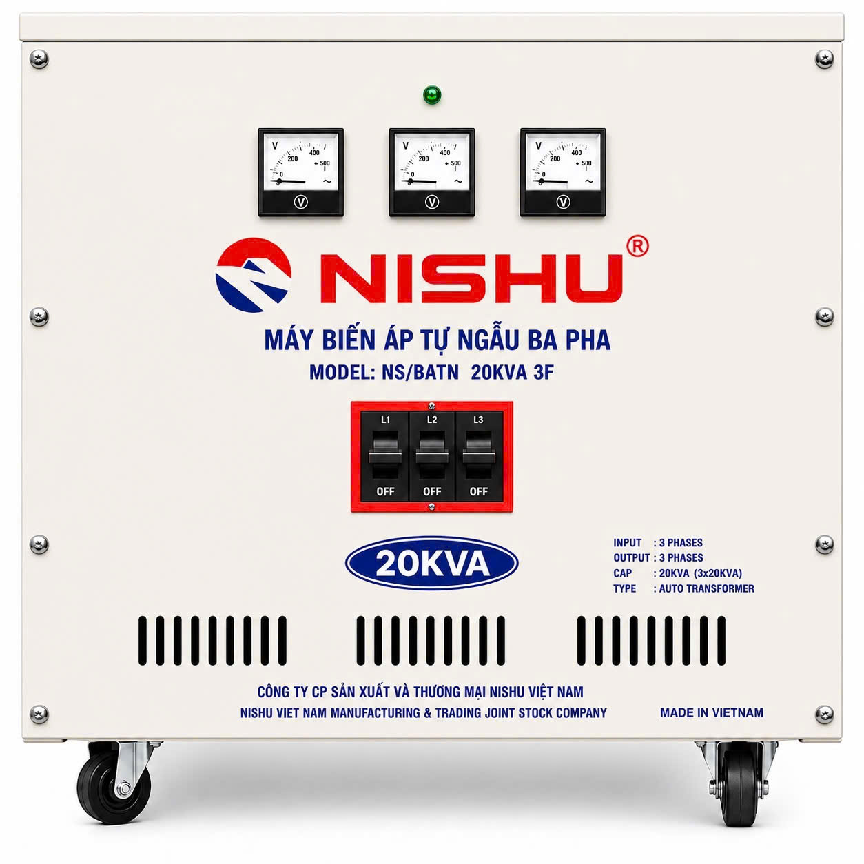 Biến áp 20K-3F