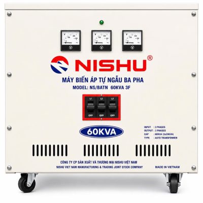 Biến áp tự ngẫu 60KVA-3F